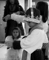 Preparing for the Christmas pageant