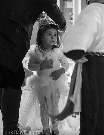 Preparing for the Christmas pageant